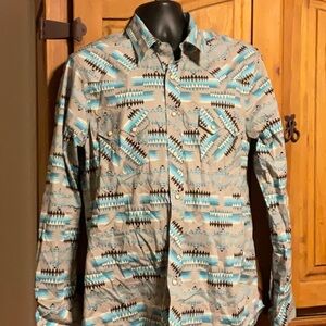 Men’s Rock & Roll Denim Long Sleeve Shirt